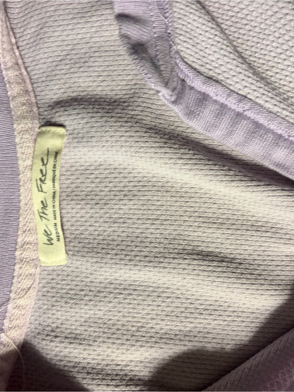We The Free Lavender Knit Top - Picture 2 of 3